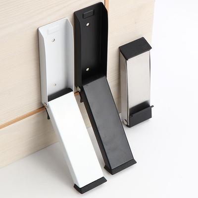Square Folding Door Stop Foot-Operated Door Stopper Anti-collision Door Positioner Brake Nail-Free Anti-Slip Doorstop