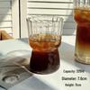 Elegant Ribbed Heat-Resistant Glass Tumbler