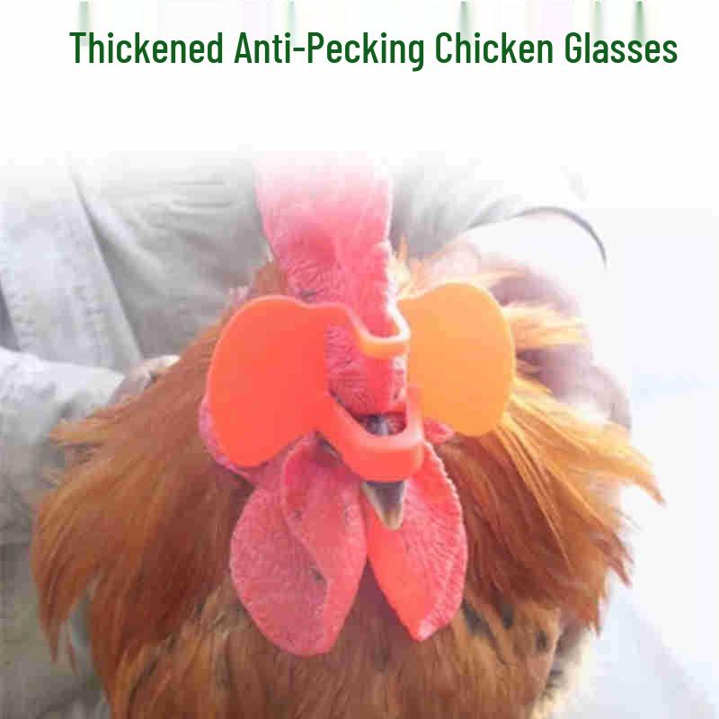 Medium Anti-Peck Chicken Glasses with Holes - Eye Masks for Chickens and Pheasants