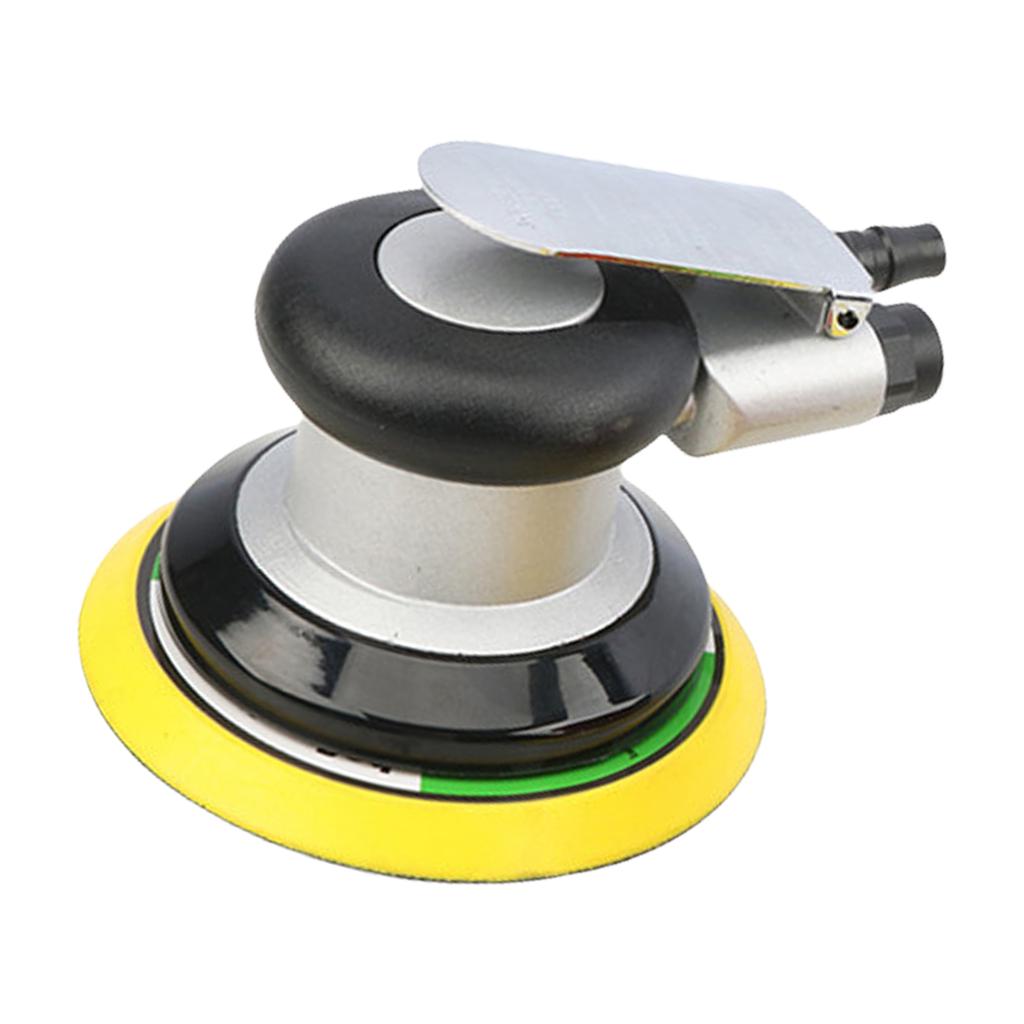 5/6inch Pneumatic Palm Sander Pneumatic Tool for Precise Sanding Polishing 13500rpm Pneumatic Sander For Car Polishing
