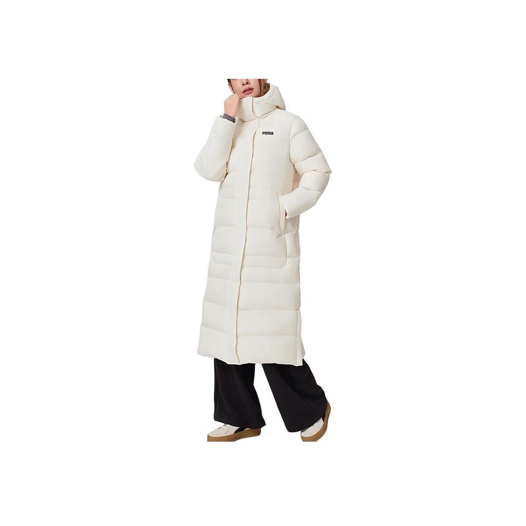 Puma FW25 Long Down Jacket With Warmcell Hooded Warm Windproof Waterproof Long Duck Down Coat Women outerwear 692775-57