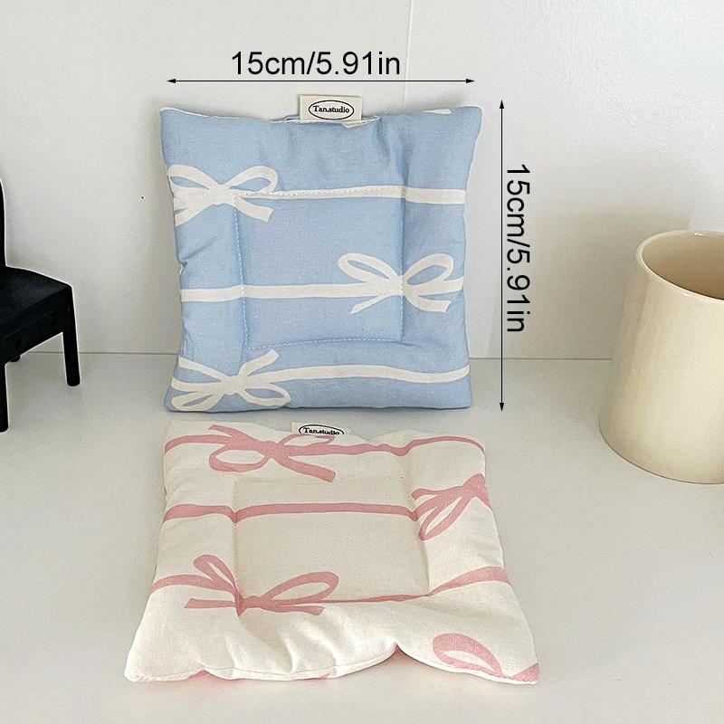 1 ks/2 ks hrnek domácí kostkovaný čtvercový izolační podložka stůl dekorace tácky květináč 15*15 cm motýlek