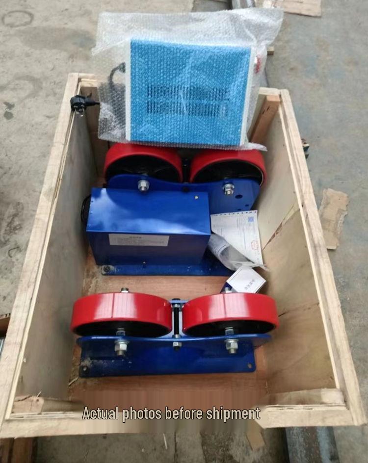 Automatic Welding Roller Bed with Adjustable Control for Pipe and Cylinder Positioning