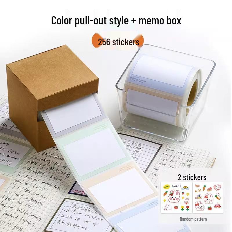 Student Adhesive Erasable Memo Pad Labels Correction Stickers