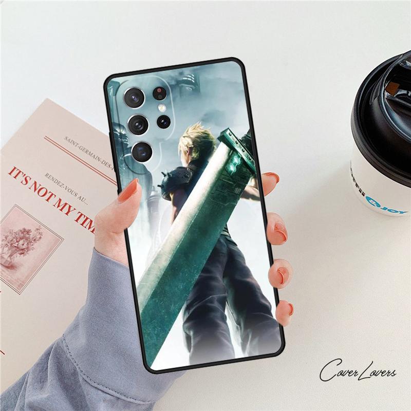 Final Fantasy Phone Case For Samsung Galaxy S24 S25 S23 S22 Ultra Note 10 20 Plus S20 S21 FE Cover