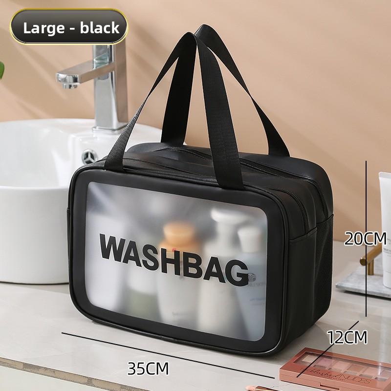1PC Portable Cosmetic Waterproof Bag Large Capacity Dust Proof Make Up Storage Handbags Fashion Transparent Travel Bags