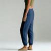 2025 European & American Style Women's High Waist Cotton Linen Wide Leg Yoga Pants
