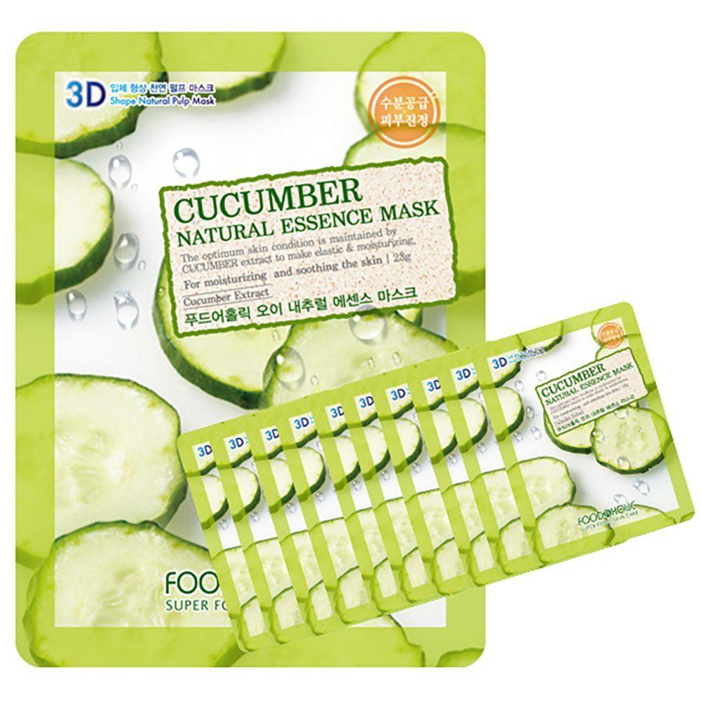 Mild PRPXNTDK ingredient moisturizing and soothing care cucumber mask pack (10 sheets)