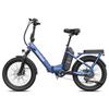 Elektrofahrrad Fafrees F20 Flex 20" Reifen 250W Motor Faltbares City E-Bike Höchstgeschwindigkeit 25 km/h Doppelscheibenbremsen 36V 25Ah Maximale Zuladung 140 kg