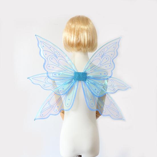 Princess Fairy Butterfly Wings Foldable Lightweight Kids Dress Up Halloween Party Costume Angel Wings