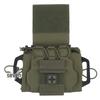 Medium Tactical First Aid Kit with Quick Deployment Pull Tab and Hook & Loop Closure