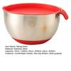 Stainless Steel Mixing Bowl with Handle And Pour Spout Metal Nesting Bowl with Non-Slip Bottoms for Kitchen Mix Cook Bake Prep
