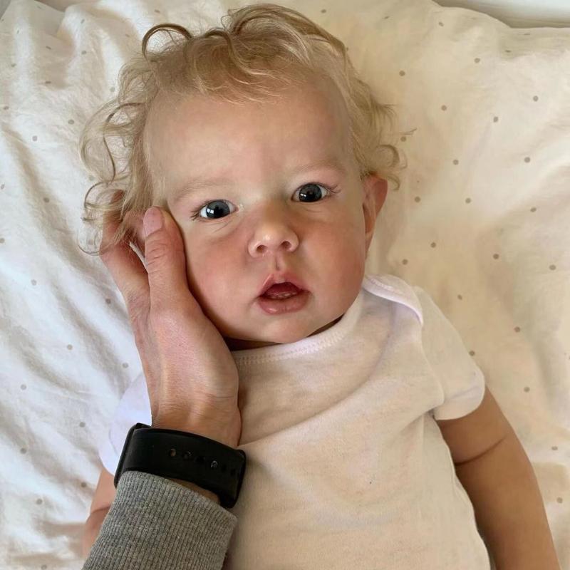 Reborn Boy Doll High Liam 50cm Quality 3D Painted Recycled Baby Dolls for Boys Children Clothing Model Birthday Gift Kid Accompany Toy