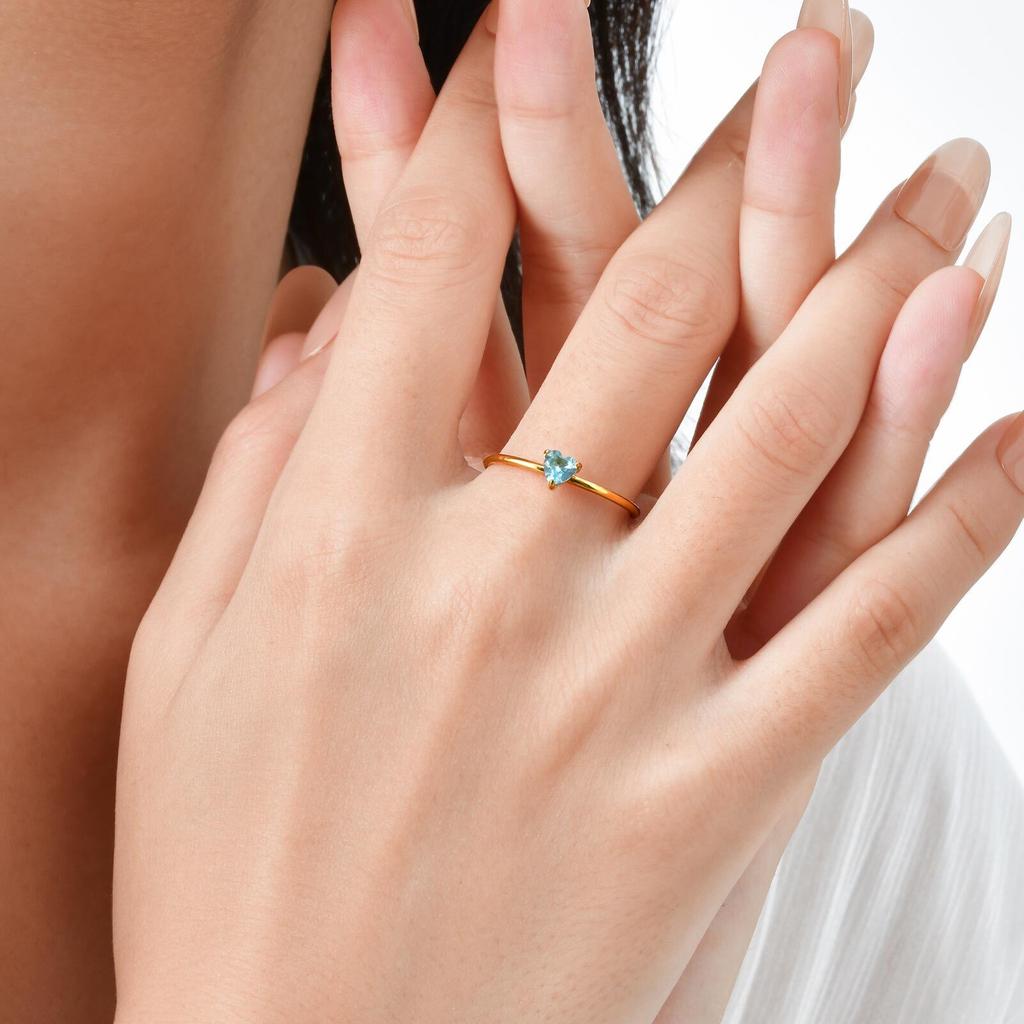 Vnox Wedding Heart Rings For Women Girlfriend, Stainless Steel CZ Stones Inlaid Adjustable Ring, Couple Jewelry Accessories