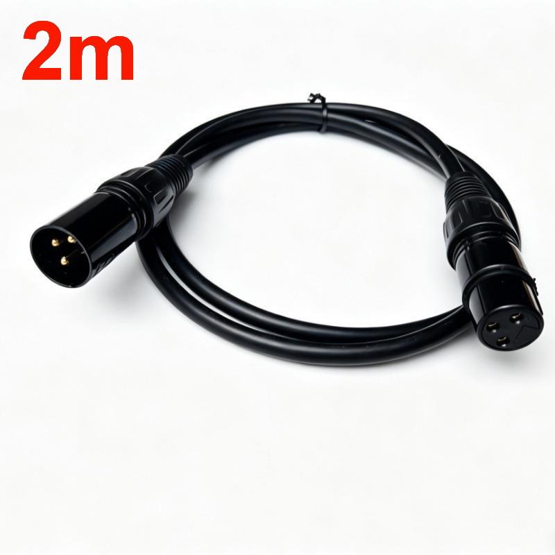 Color Coded Xlr Audio Cable Set Gold Plated Connectors Durable Jacket For Studio Recording Stage Live Dj Events Performances