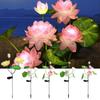 Plug in Light Solar Lotus Light Solar Powered Garden Lights Solar Powered Light  Balcony Atmosphere