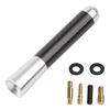 3,5 cm/8 cm/12 cm Universal bilkort radioantenne Karbonfiber Svart biltakantenne Radioantenne FM/AM metallmottaksantenner