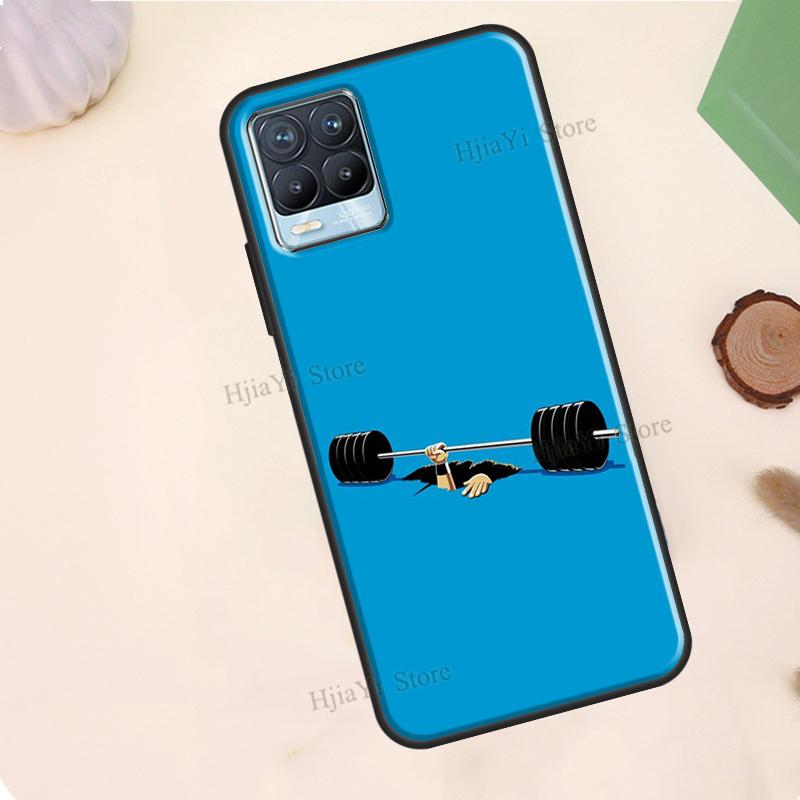

Gym Fitness Bodybuilding For Realme 10 Pro Plus C55 C35 C33 C31 C30 C21Y GT Neo 5 OnePlus 11 10T Nord CE 2 Lite Case Realme C33