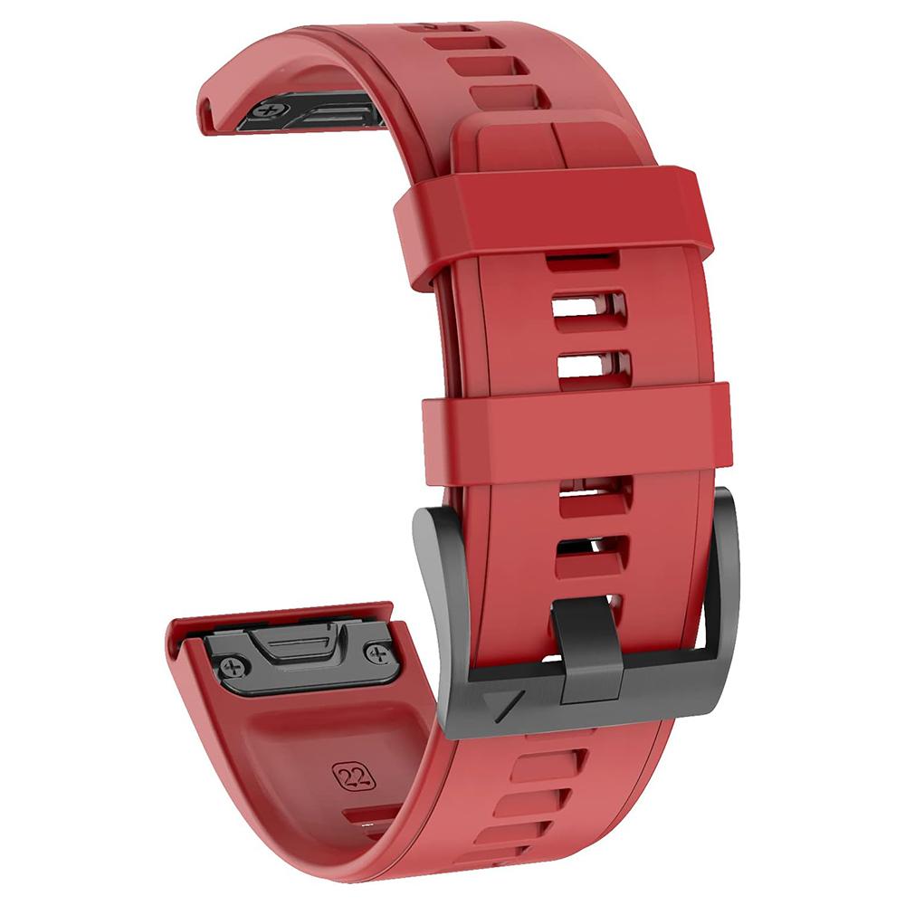 Two Tone Silicone Watch Band QuickFit 22mm 26mm For Garmin Epix Pro Gen 2 47mm 51mm/Fenix 7X 7 Pro/Quatix 6 6X 5X Strap Bracelet