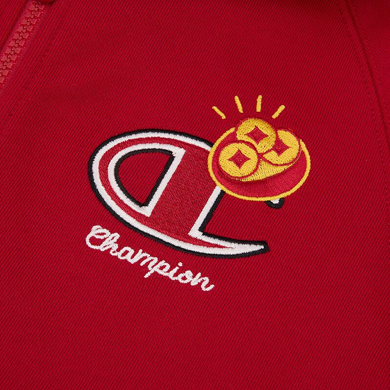 Champion Kids' Embroidered Full-Zip Hoodie