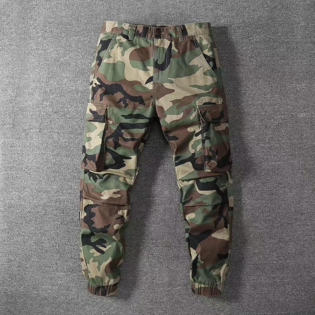 Men's Casual Camouflage Pants - High-Quality, Wear-Resistant, Loose-Fit, Long Work Pants for Autumn and Winter