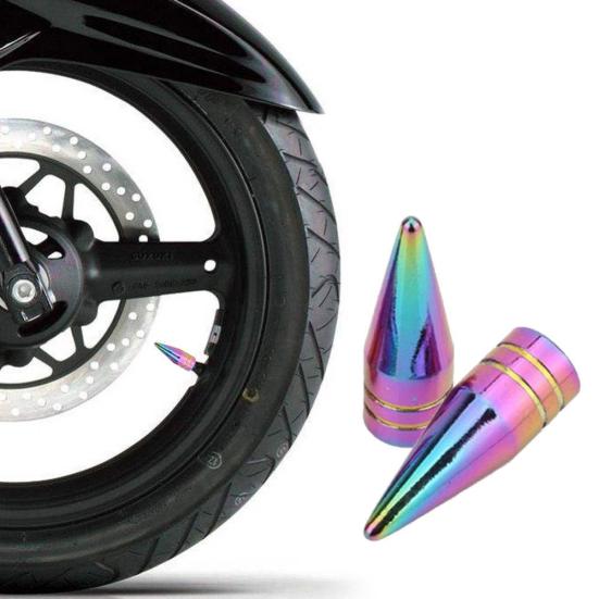 1 Stk Bil Motorsykkel Hjul Aluminium Dekk Luftventil Stem Cap Dekk spiss deksel