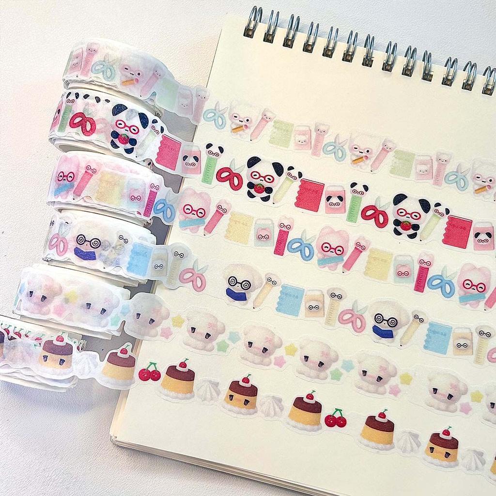 MINKYS Cute 3M Washi Masking Tape Scrapbooking Journal Decorative Adhesive Tape Hand Book Material Stationery