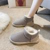 Nuovi stivali da neve caldi invernali da donna Stivaletti con piattaforma ispessita imbottiti in cotone antiscivolo da donna