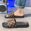 One-word Drag Men's Home Indoor Slippers One-pedal Trend 2024 Summer New Men's Slippers Slippers