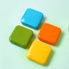 Mini Portable AM PM Pill Organizer Daily 2 Times Pill Case Travel Pill Box 2 Compartment Easy Open Vitamin Container for Pills