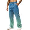 Pantaloni da Jogging Larghi Stampati da Uomo con Tasche per Abbigliamento Casual e Atletico