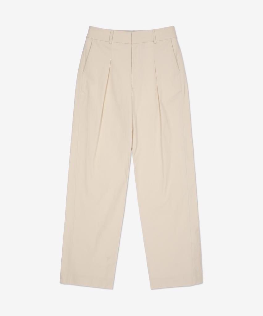 WOERA Wide Leg Pants - Beige / N1029Beige02