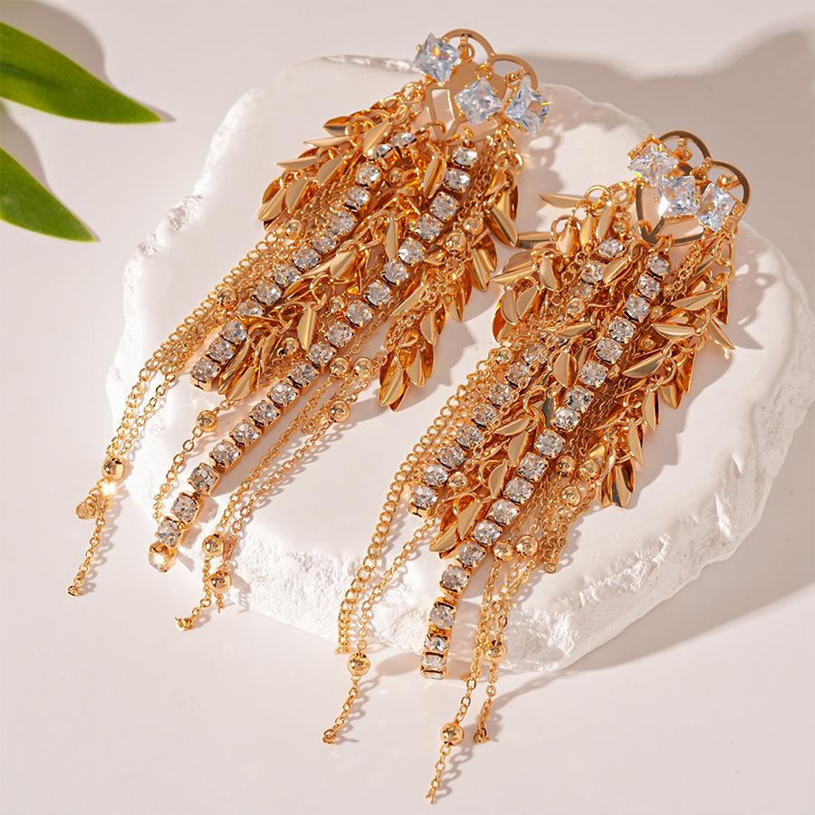 Love Tassels, Silver Needle Earrings, European and American Light Luxury, Elegant Temperament, Earrings, Women