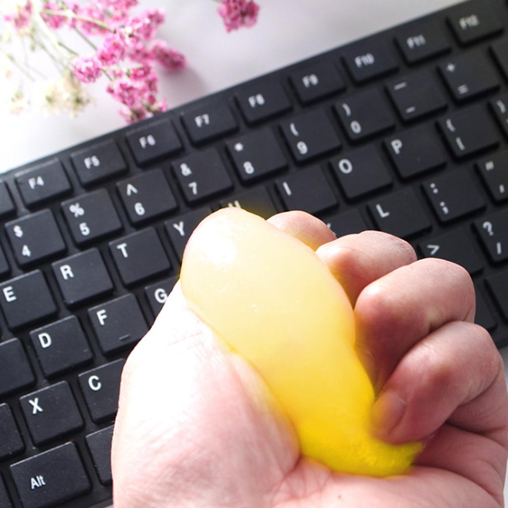 Household Dust Cleaning Gel Car Interior Cleaning Mud Dust Cleaning Mud For Pc Tablet Laptop Keyboard Camera Printer Calculator