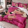 Lady Gaga 3Pcs Bedding Set Duvet Cover With Two Pillowcases For Bedroom Home Decoration