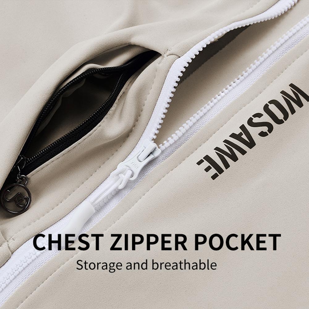 WOSAWE Fall/Winter Women's Windproof Long Sleeve Fleece Jacket Shockproof Silicone Shockproof Road Bicycle Backpacking Pants Cycling Suit