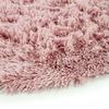 Living Room Rug with Thin, Soft, Extra-soft Pink Base Diam.70