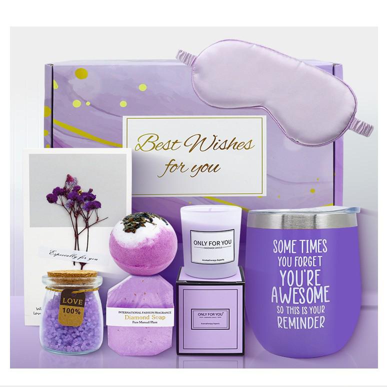 

Multi-Occasion Gift Set: Scented Candles & Bath Treats for Mother s Day, Valentine s, and Birthdays
