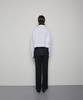 OEUVA Black Wool Skirt Pants