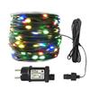 Solar LED Colorful Flashing Star & Moon Curtain Lights for Shop Windows and Outdoor Decor