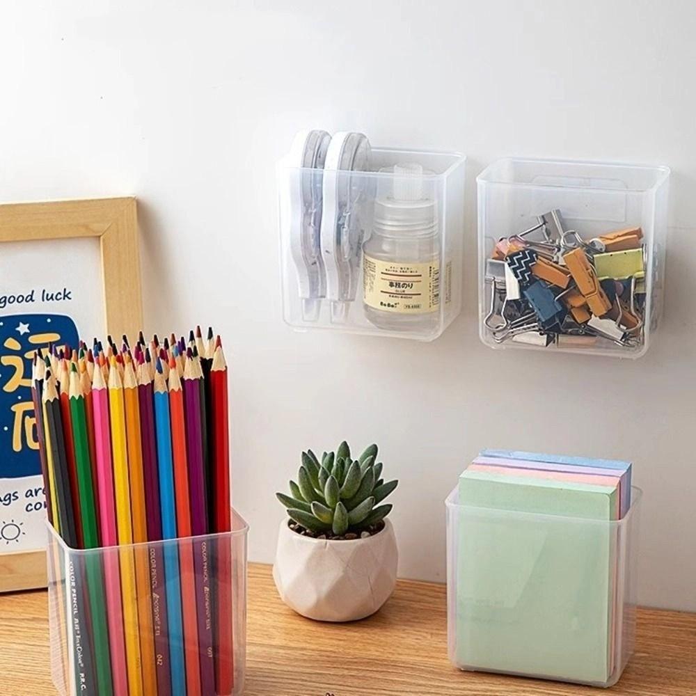 Large Capacity Pencil Storage Box Multifunction Stationery Organizer Makeup Storage
