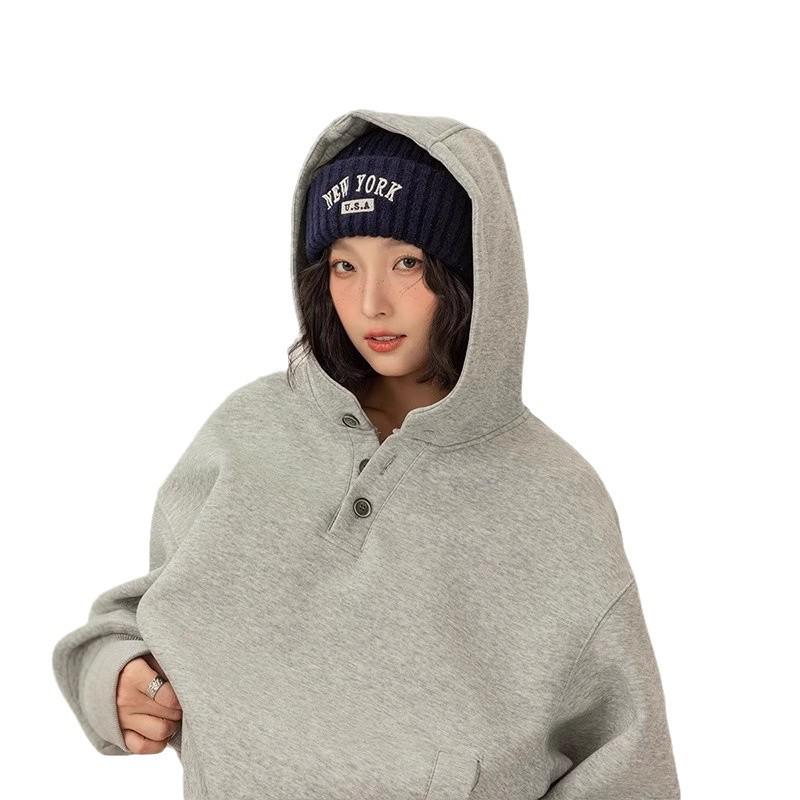 2025 Trendy Women's Hooded Sweatshirt: New Spring/Autumn, High-End, Loose, Casual Style, Unisex Design