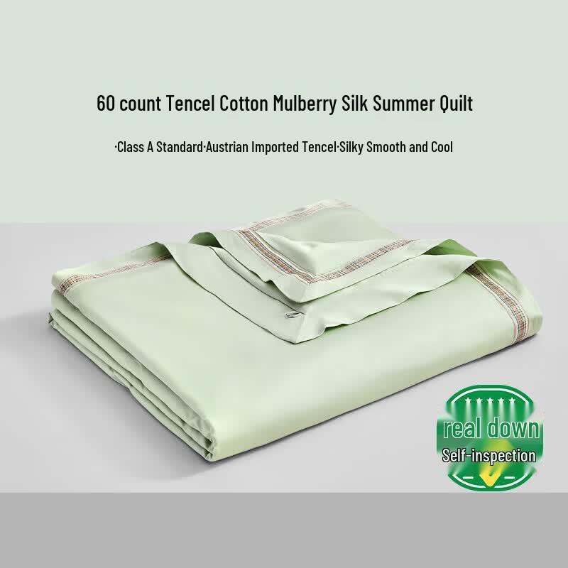 Luolai Washable Mulberry Silk Lyocell Blend Summer Quilt 200x230cm (for 1.5m bed)