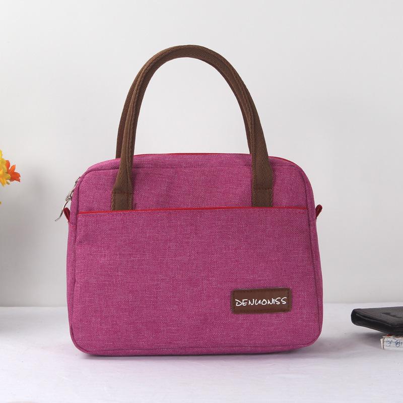 Portable Lunch Bag New Thermal Insulated Lunch Box Tote Cooler Handbag Bento Pouch Dinner Container School Food Bag