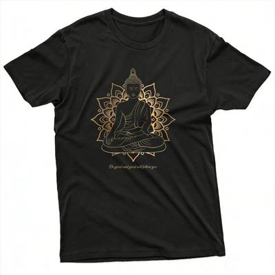 Buddha Mandala Design Summer Men TShirt Spiritual Zen Style Casual Wear for Yoga Meditation and Daily Clothes Unique  Tops