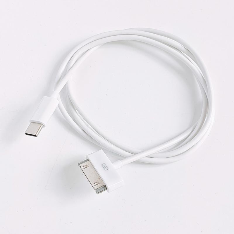 USB Typ C auf 30-Pin Ladekabel für Phone 3G/3GS für Phone 4/4S für Pad 1 für Pad 2 PVC Datenkabel