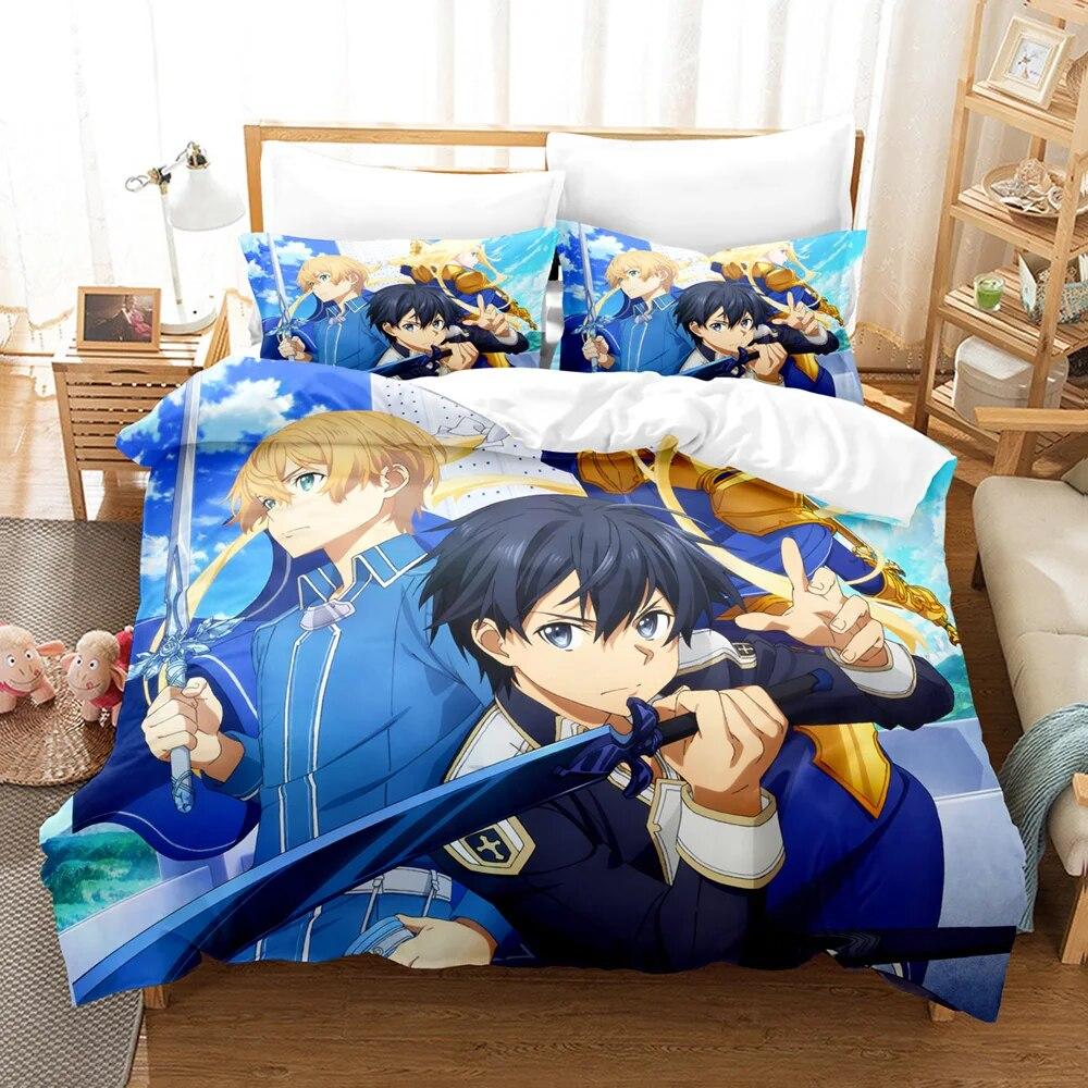 3D Sword God Domain Bedding Sets Duvet Cover Set With Pillowcase Twin Full Queen King Bedclothes Bed Linen
