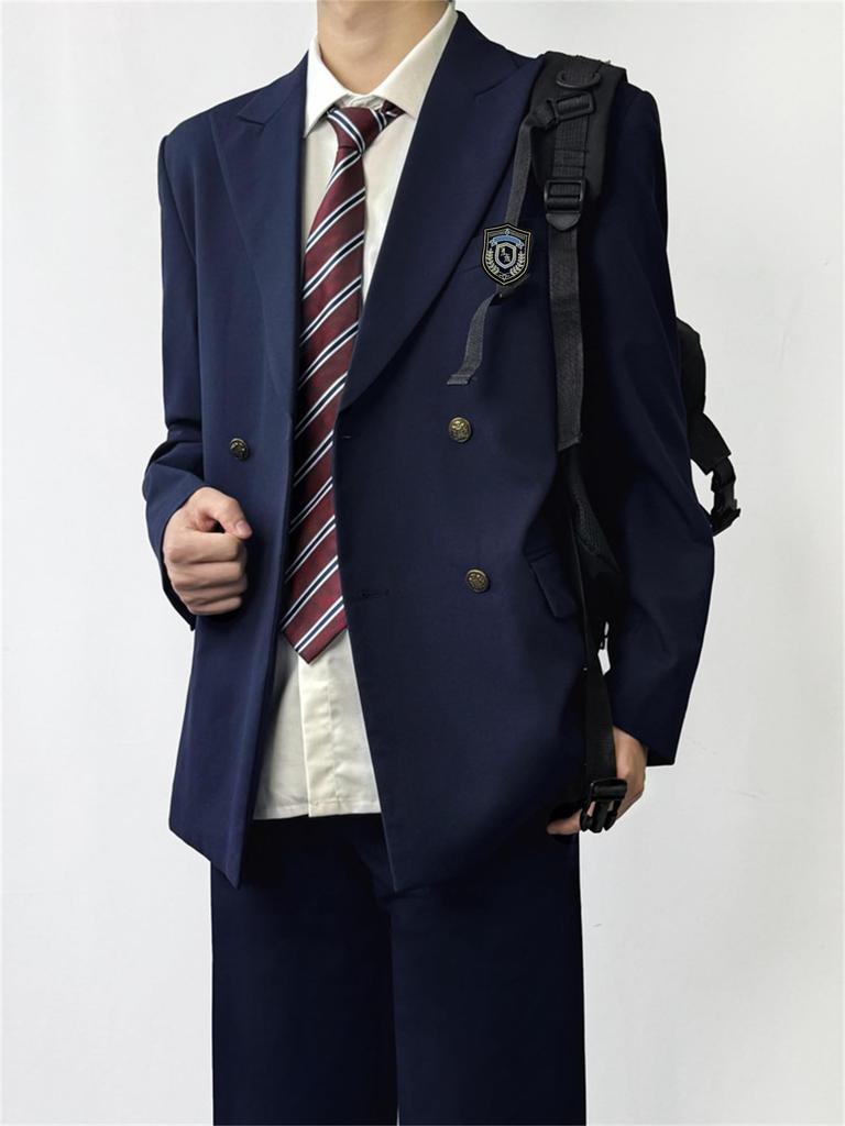 Sivrusn High School Cosplay Autentisk Skolkavaj för Perfekt för Inträde Skola och Kulturell Storlek XL Herrkavaj, Uniform, Pojkar, Student,