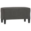 349398 vidaXL Bench Dark Grey 70x35x41 Cm Velvet