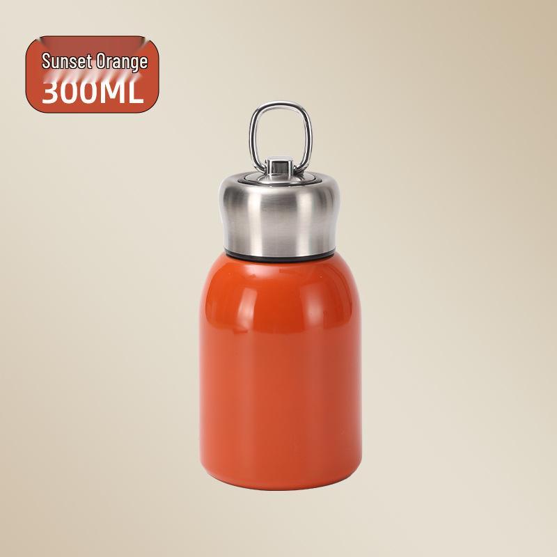

Premium Mini Chubby Stainless Steel Water Cup with Custom Logo & Handle 300ml